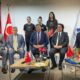 Sakız Adası'nda düzenlenecek voleybol turnuvasının tanıtım toplantısı İzmir'de yapıldı