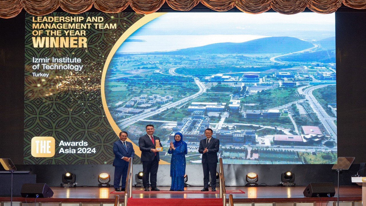 İzmir Yüksek Teknoloji Enstitüsüne THE Awards Asia'dan ödül