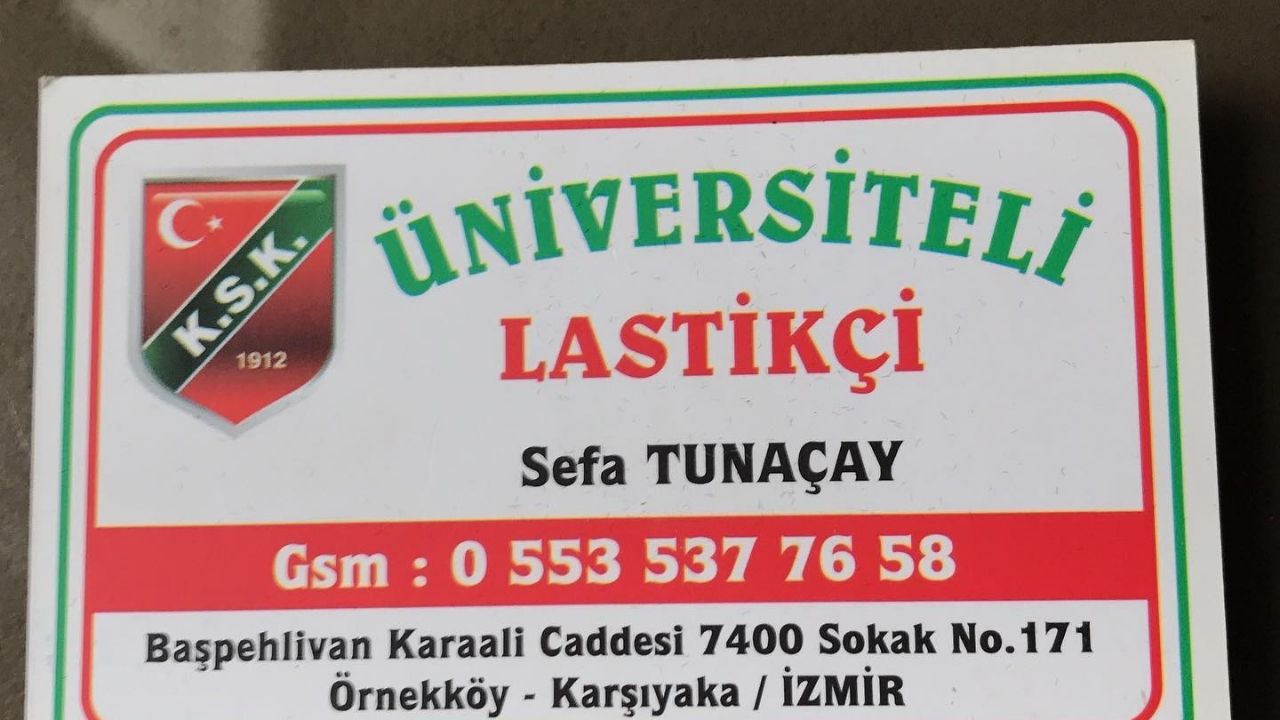 Üniversiteli Lastikçi Karşıyaka