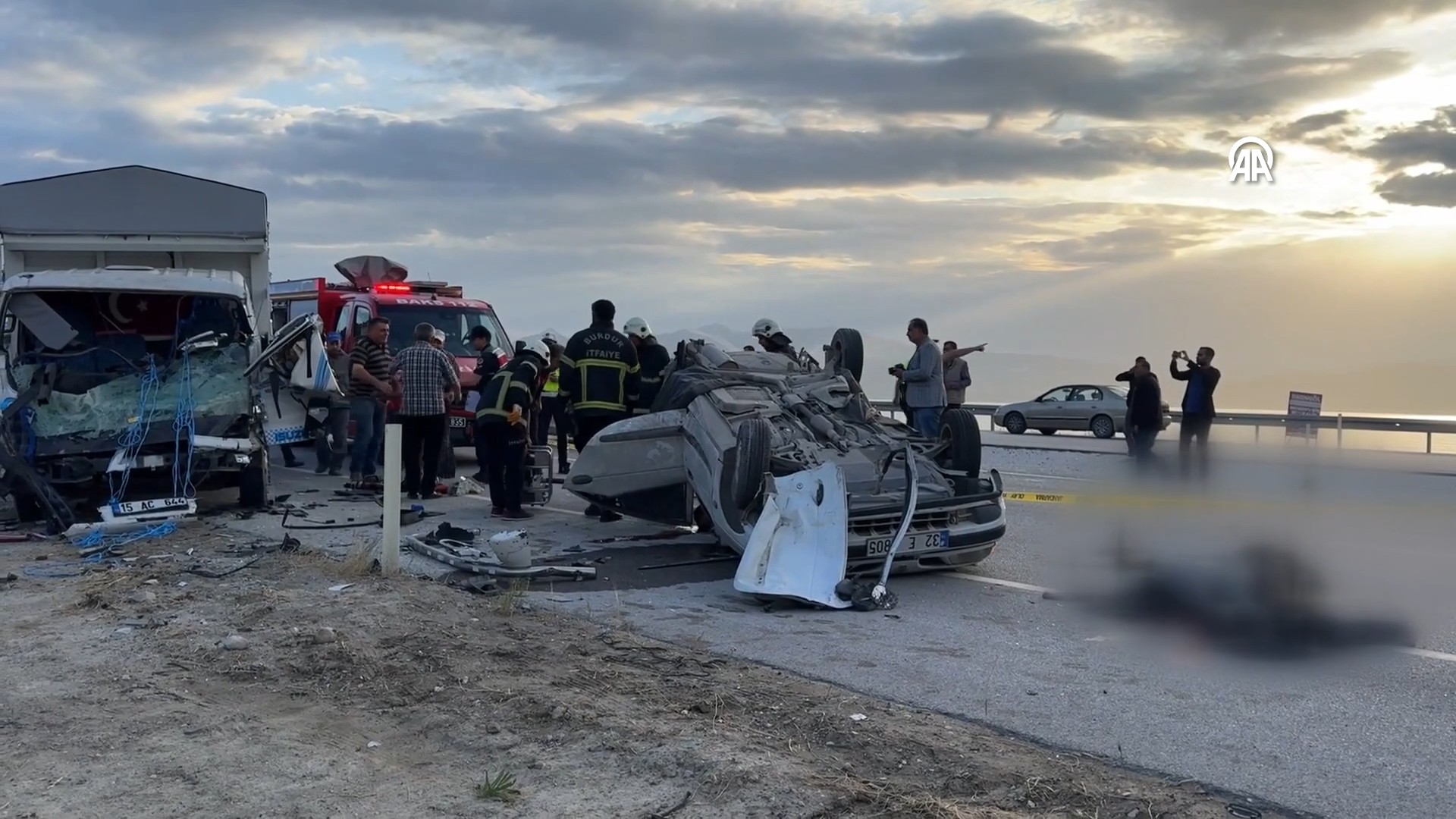 burdur trafik kazası