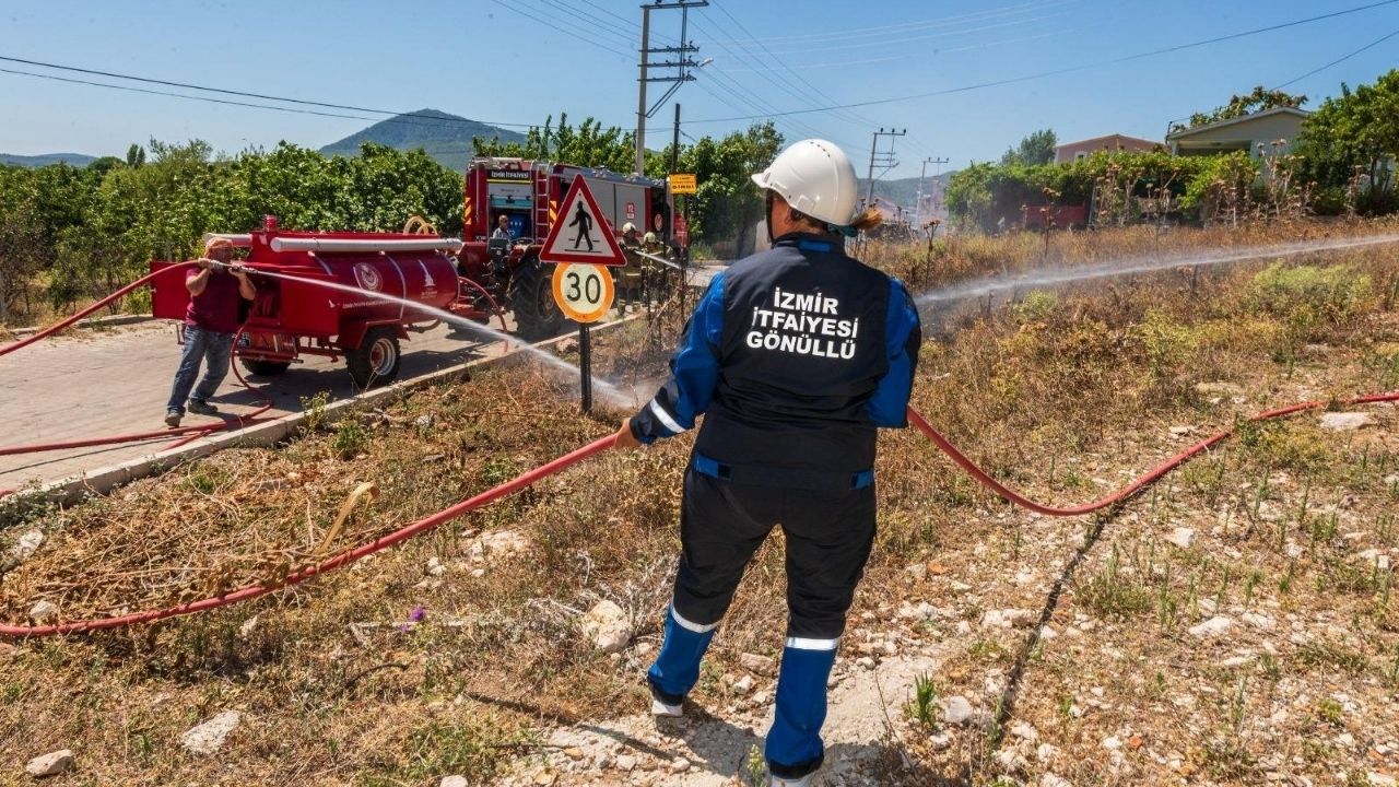 İzmir Büyükşehir Belediyesi'nden Yaz Aylarında Orman Yangınlarına Karşı Önlemler