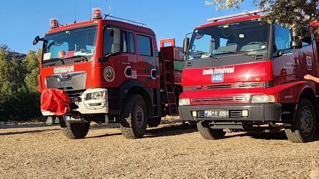 İzmir'de Bir Günde Beş Yangın Kontrol Altına Alındı