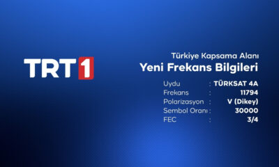 TRT1 Güncel Frekanslar 2024