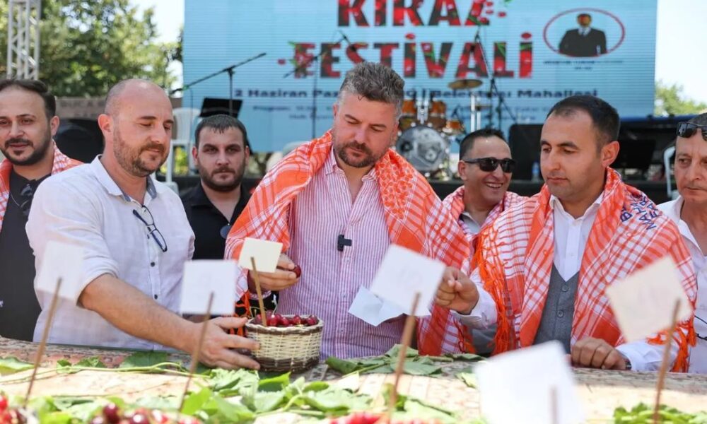 buca belediyesi kiraz festivali