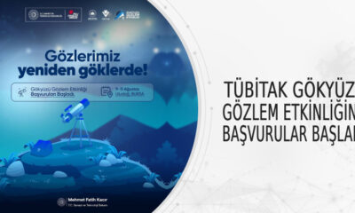 TÜBİTAK Gökyüzü Gözlem Etkinliği İçin Başvurular Başladı