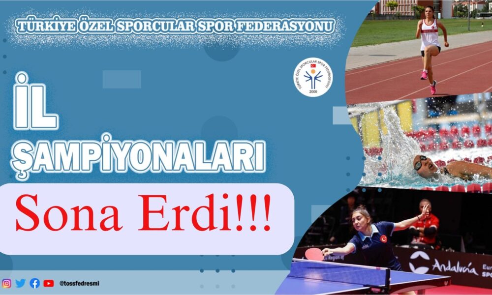 Türkiye Özel Sporcular Spor Federasyonumuzun 2024 Yılı Faaliyet Programında yer alan Atletizm, Masa Tenisi, Yüzme, Basketbol ve Futbol İl Şampiyonaları sona erdi.