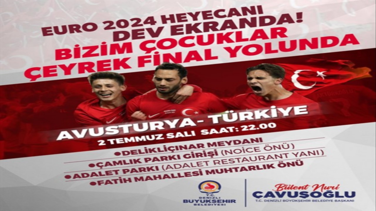 euro 2024 denizli 2 temmuz avusturya maçı